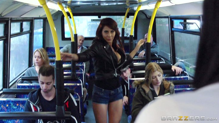 Tourist Mom Madison Ivy Organizes Threesome In Bus