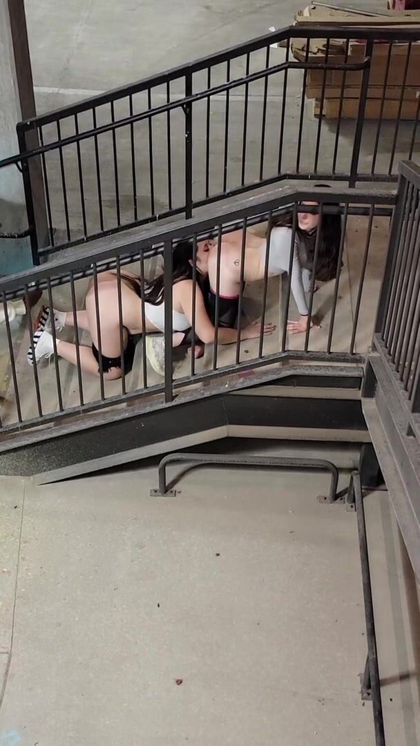 slutty lesbians getting our knees dirty