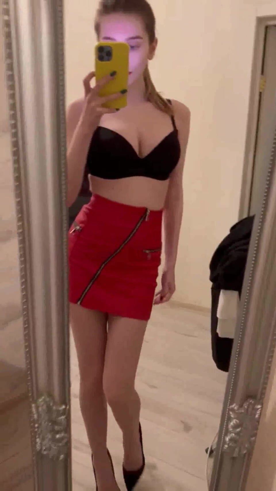 Get under my skirt and do whatever you want