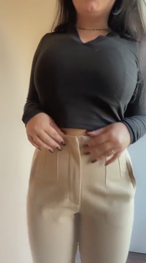 Showing off my body before going out