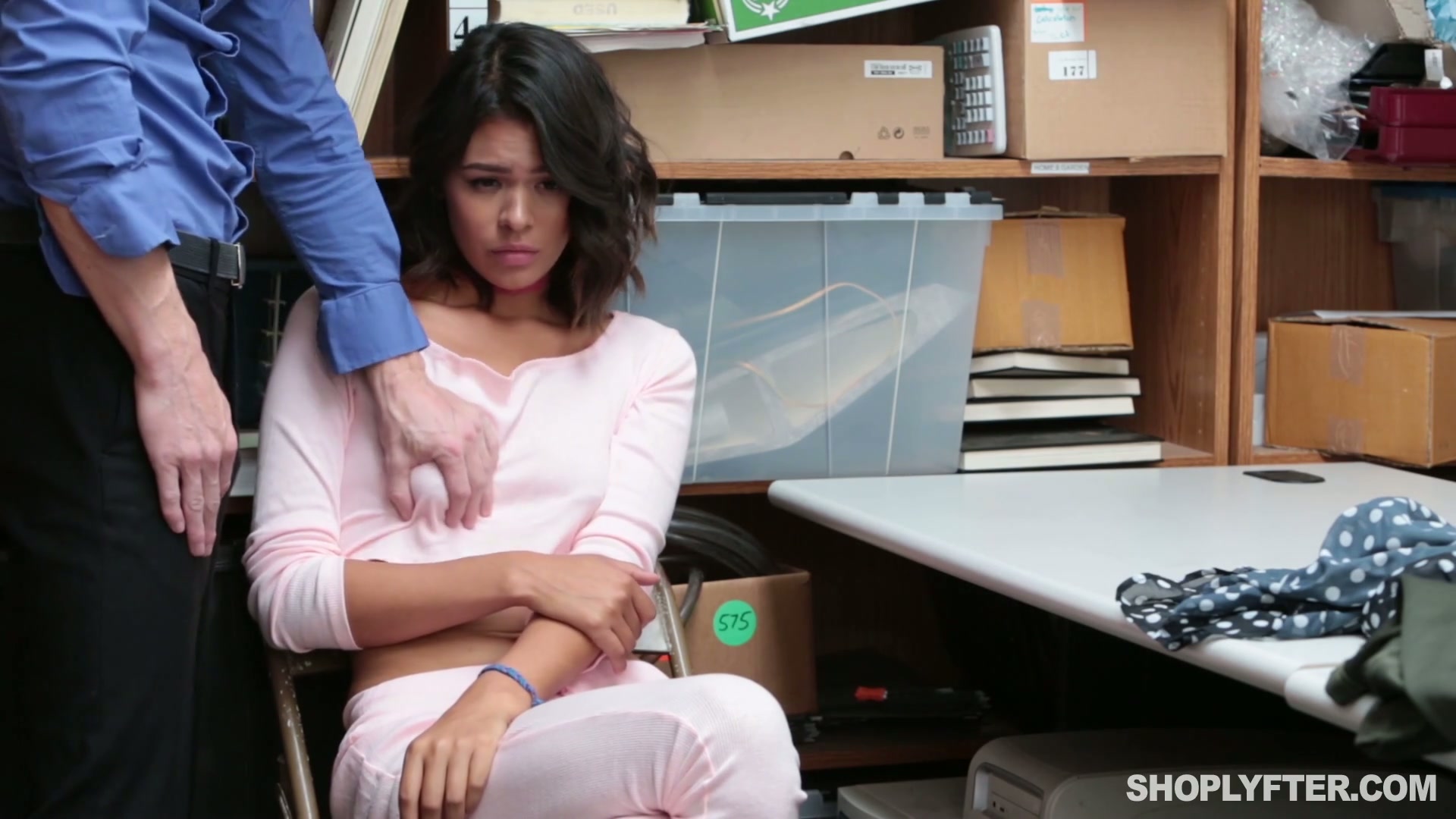 Kat Arina was caught for shoplifting and was really frustrated because she ...