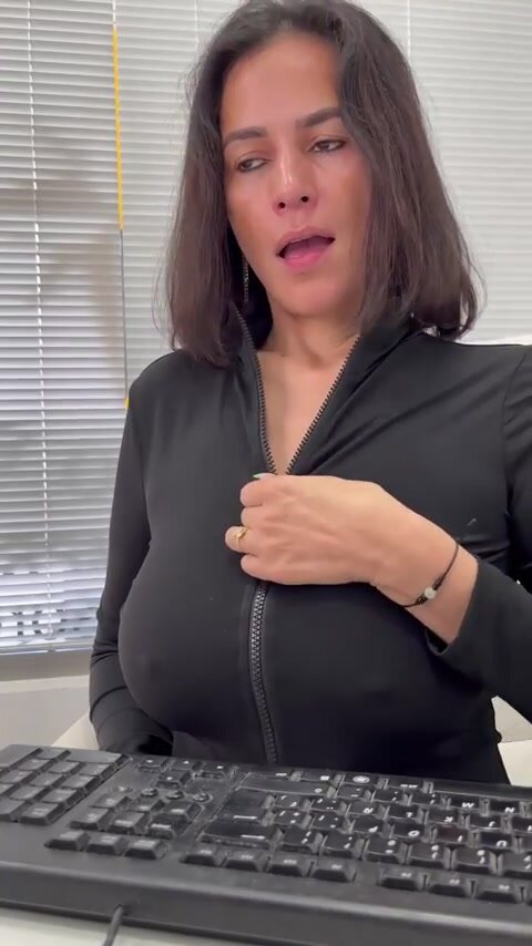 Always horny at office…