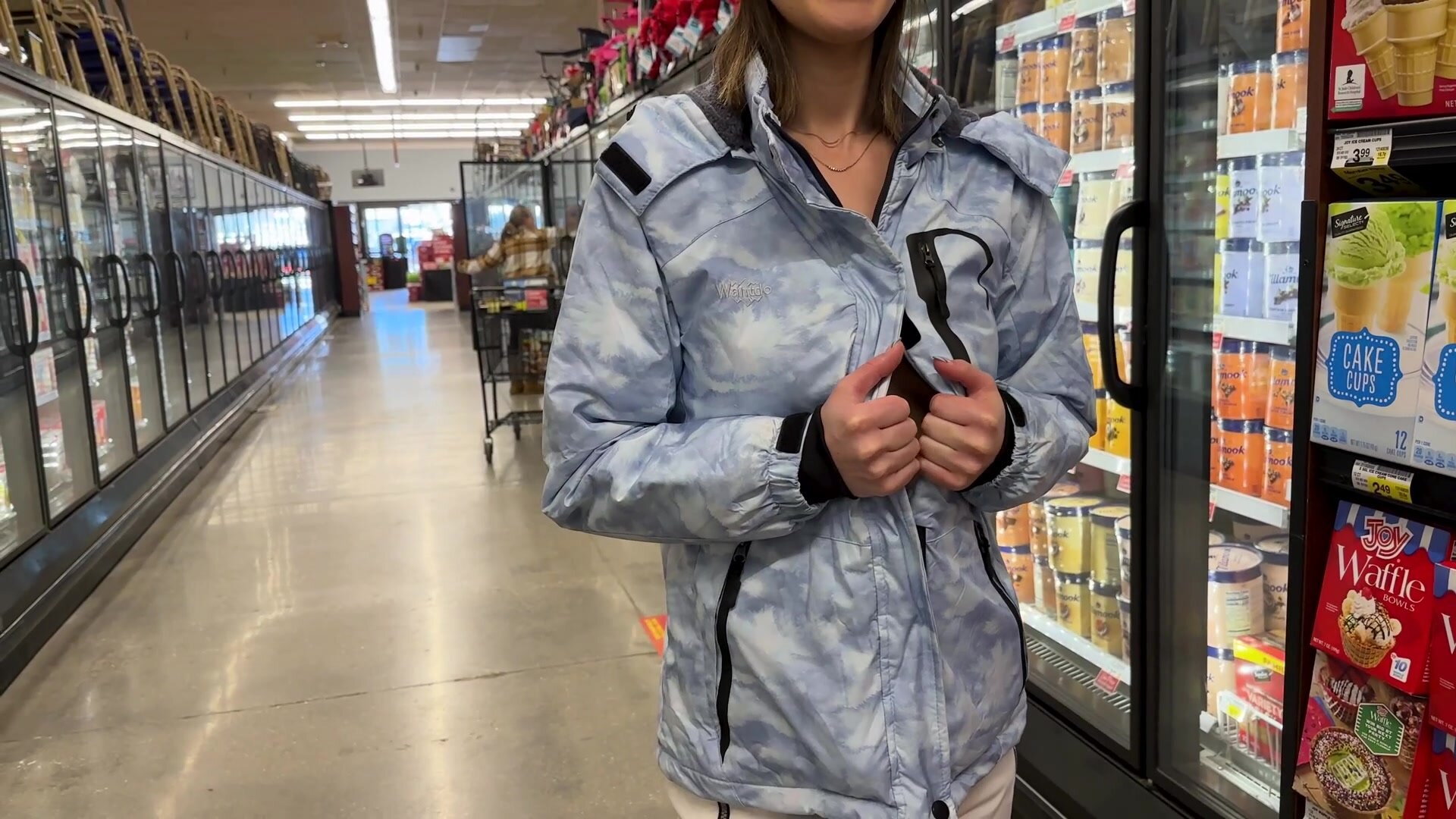 I don't wear anything under my snow clothes