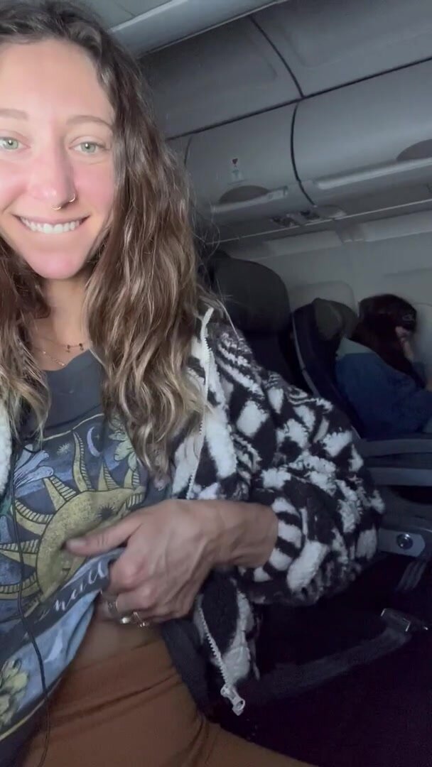 Entertaining myself on a long plane ride