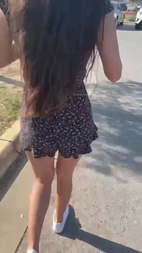 I was having fun, the lady who saw was not amused