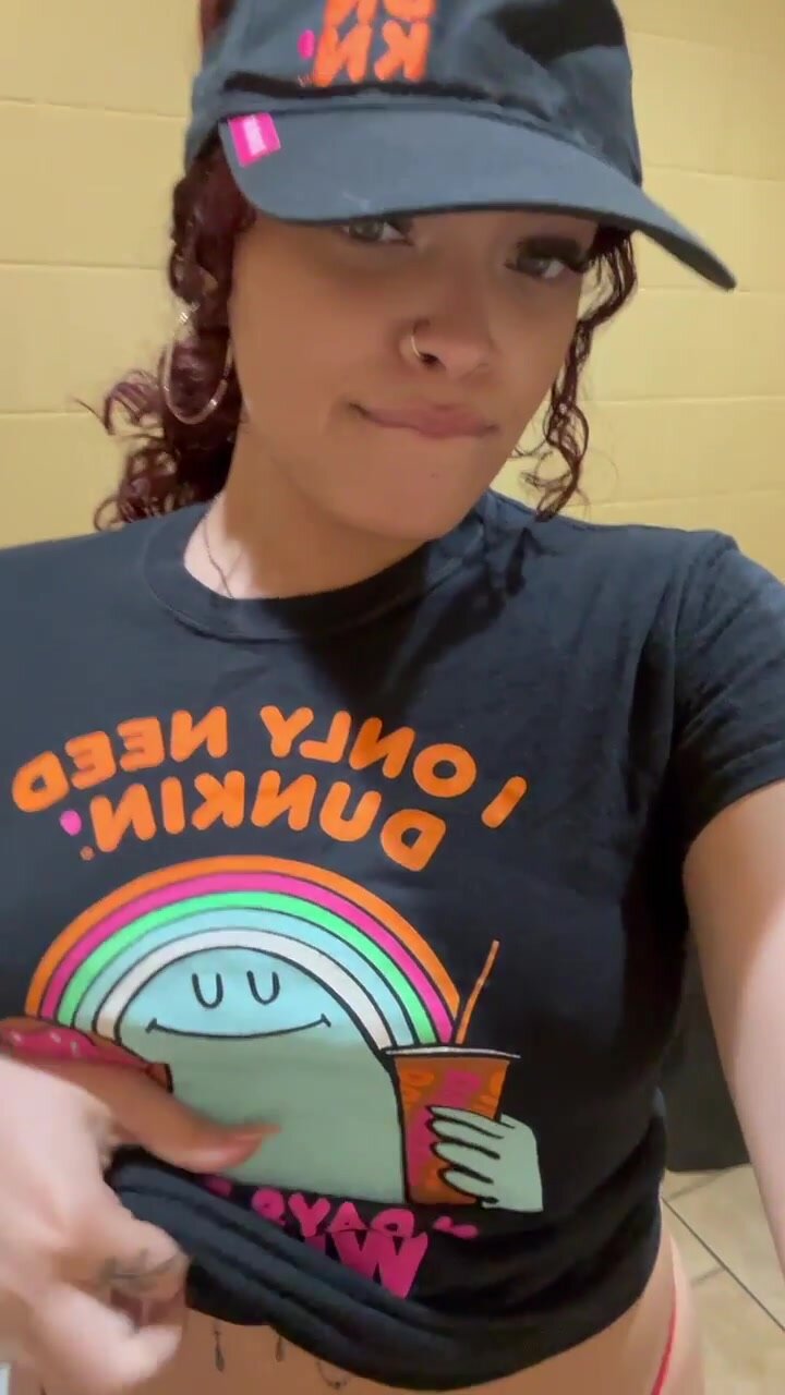 I’ll drop my titties everytime you come get a coffee