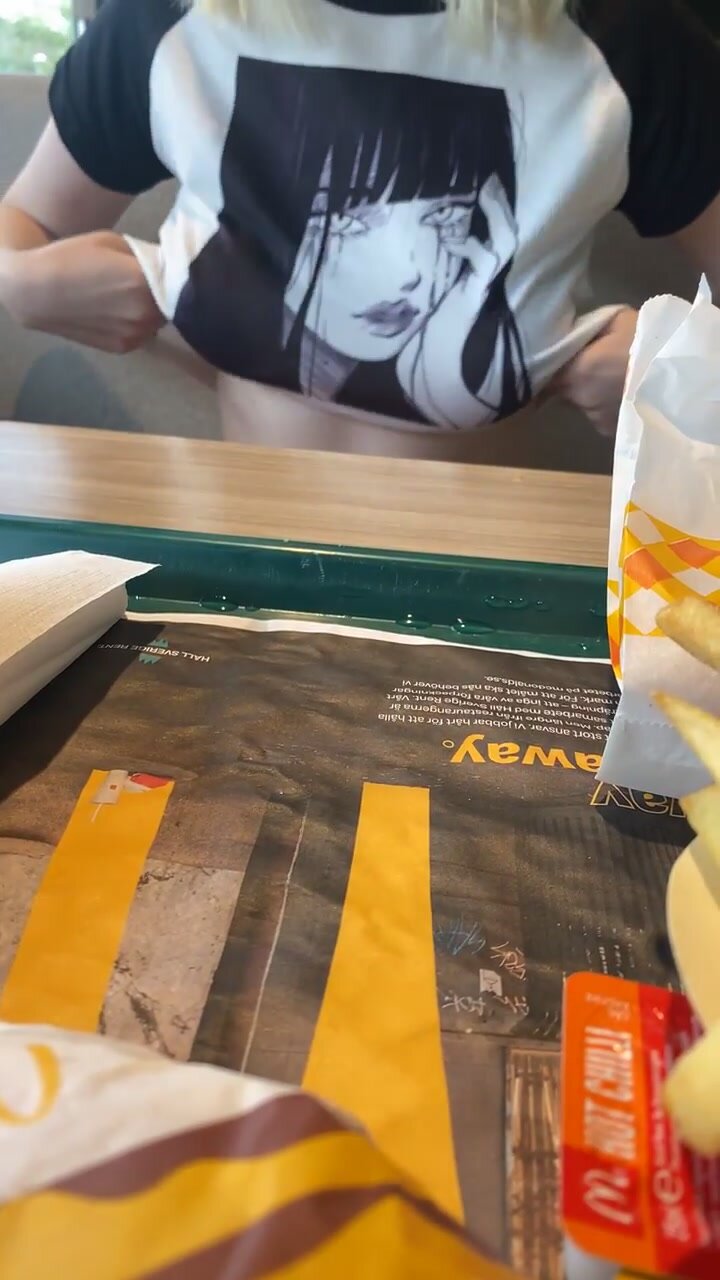 I never wear a bra while in public