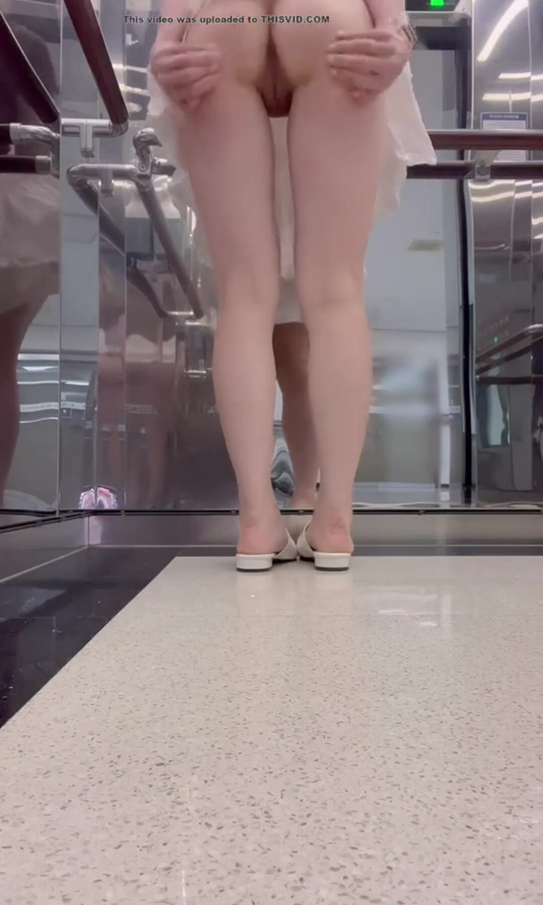 Risky elevator flashing