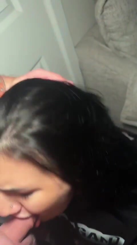 I just wantsd to suck his dick but then he started to fuck my throat