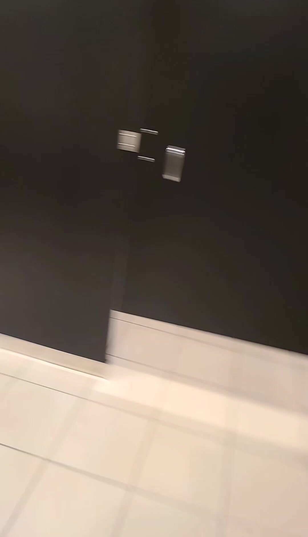 Bathroom Break in the First Pantyhose of the Season...