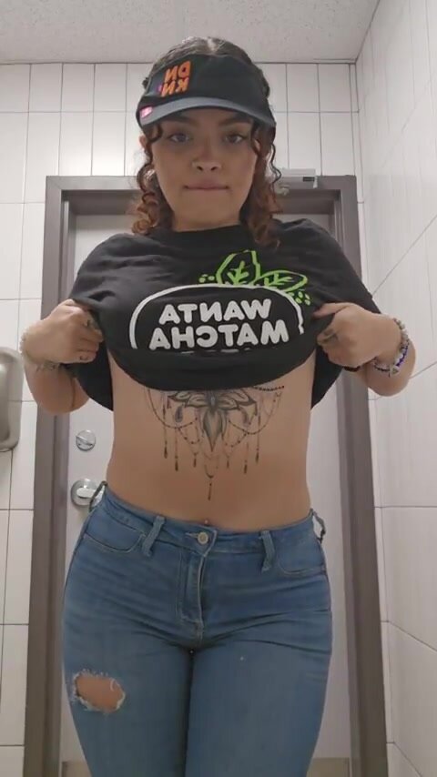 Keep an eye out… your thick coworker could be doing this in the bathroom