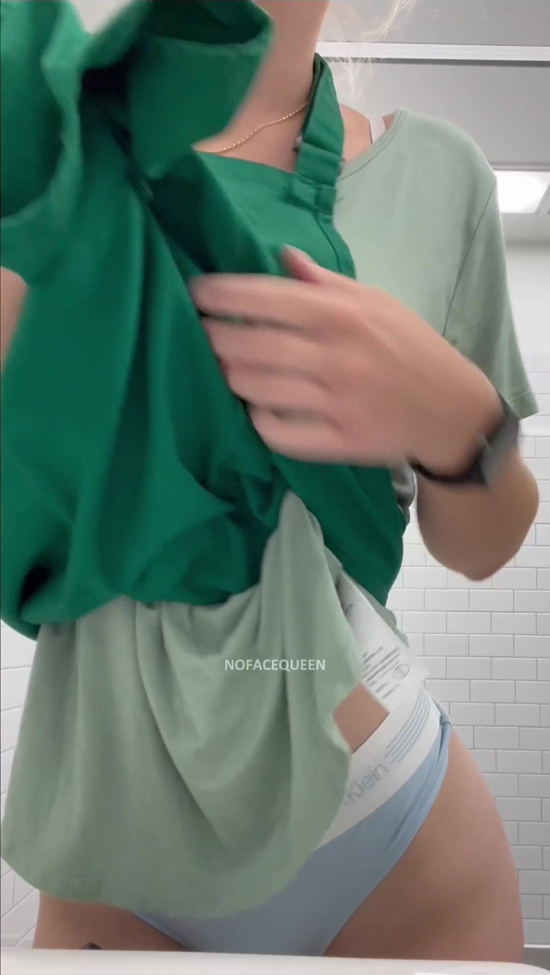 Hope you're a fan of blue panties