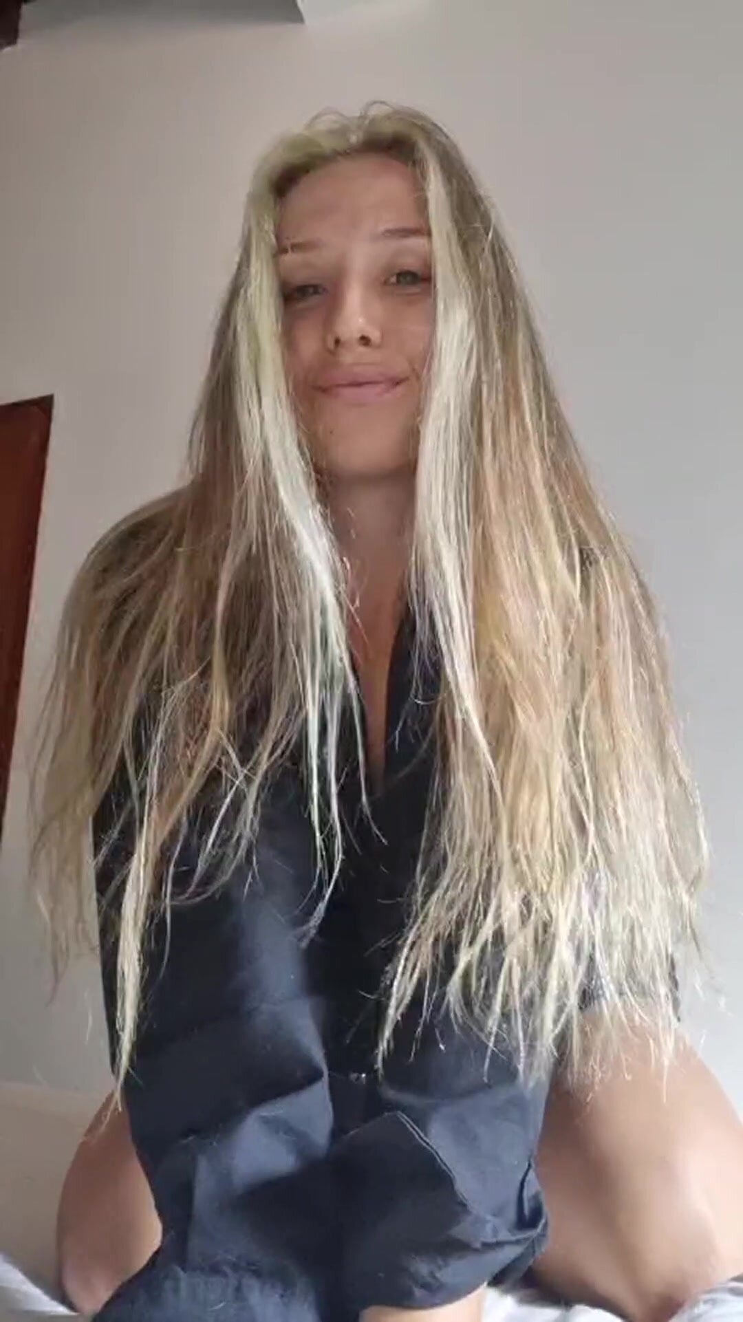 POV: this is how I'd wake you up, wanna lend me your hands to hold my tits :P