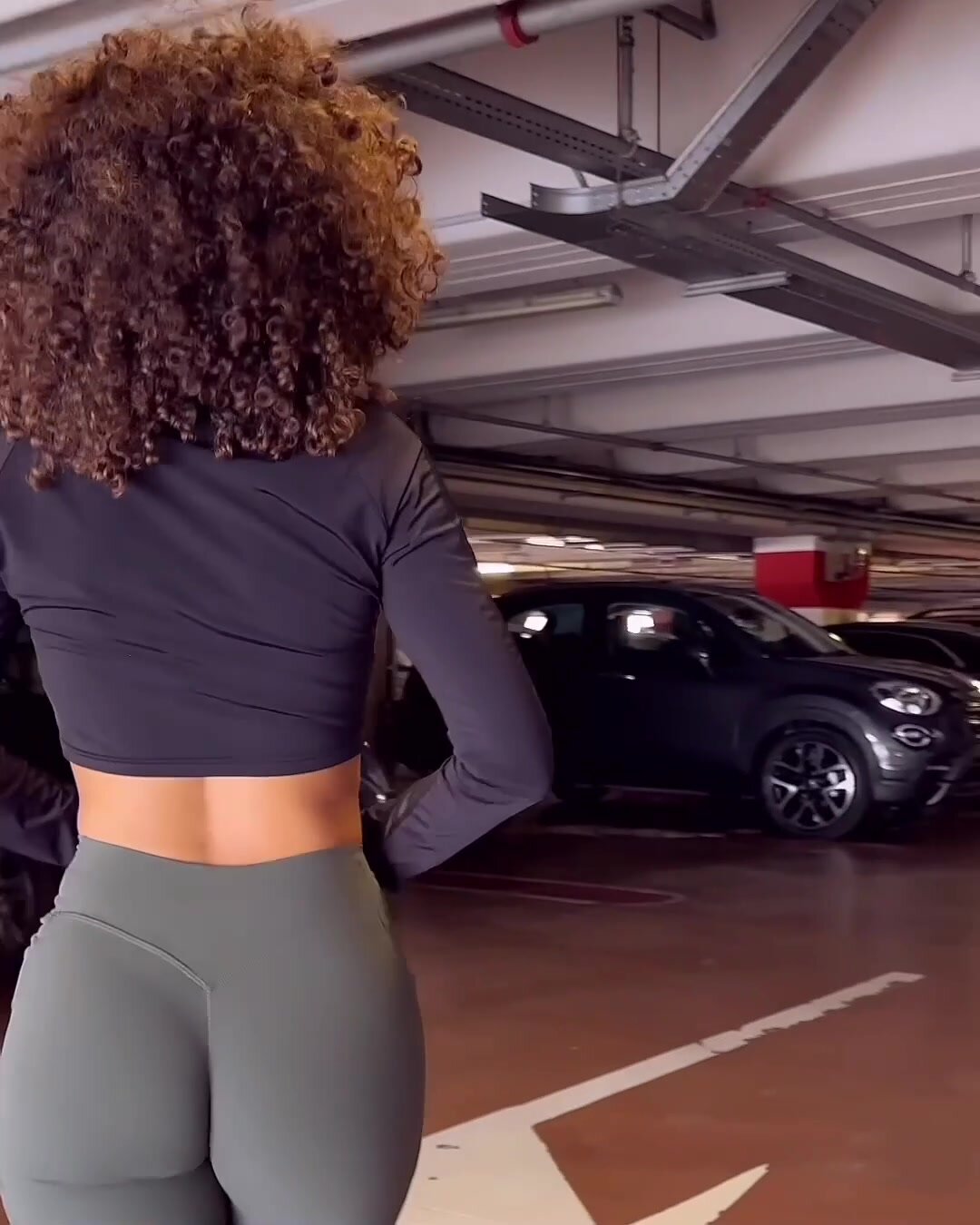 I hope someone is in the car and sees me