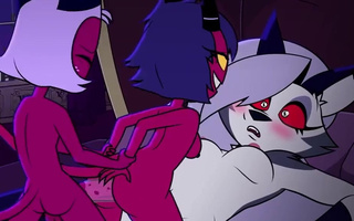 Moxxie, Millie and Helluva Boss in uncensored Furi Porn Animation