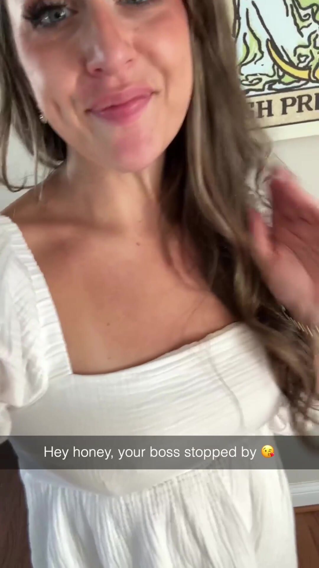 Your boss stopped by