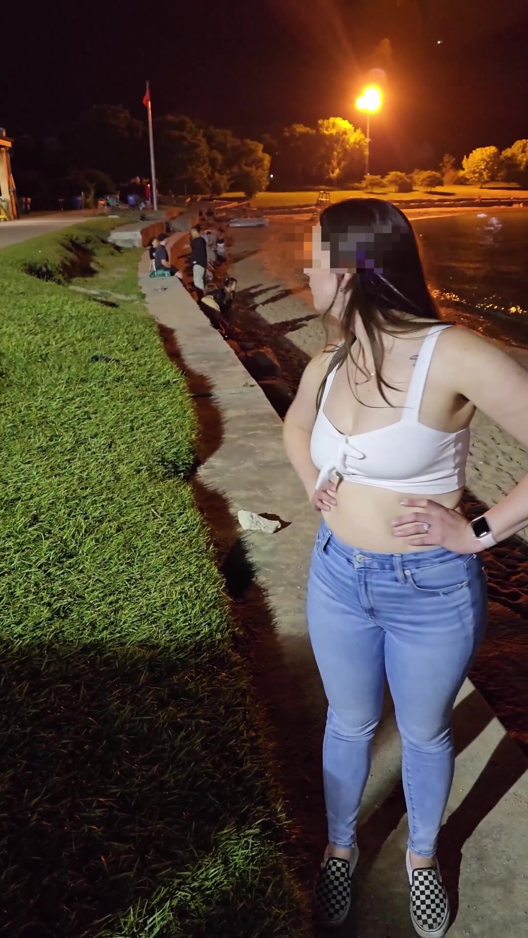 I hardly hesitate anymore, even with others close by