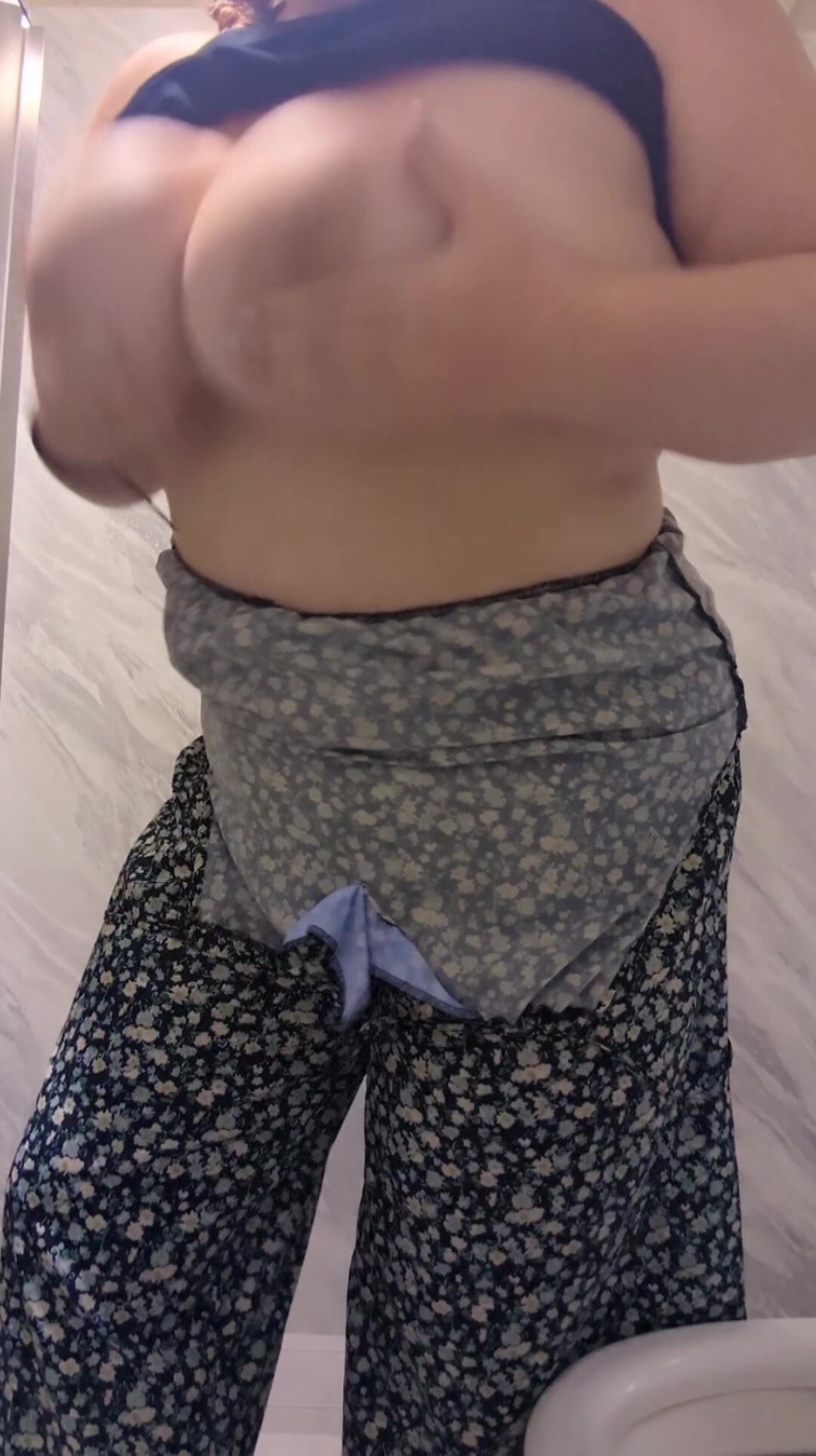 Sometimes you've just got to sneak in to the nearest toilet and show off your 38Gs for anyone who asks