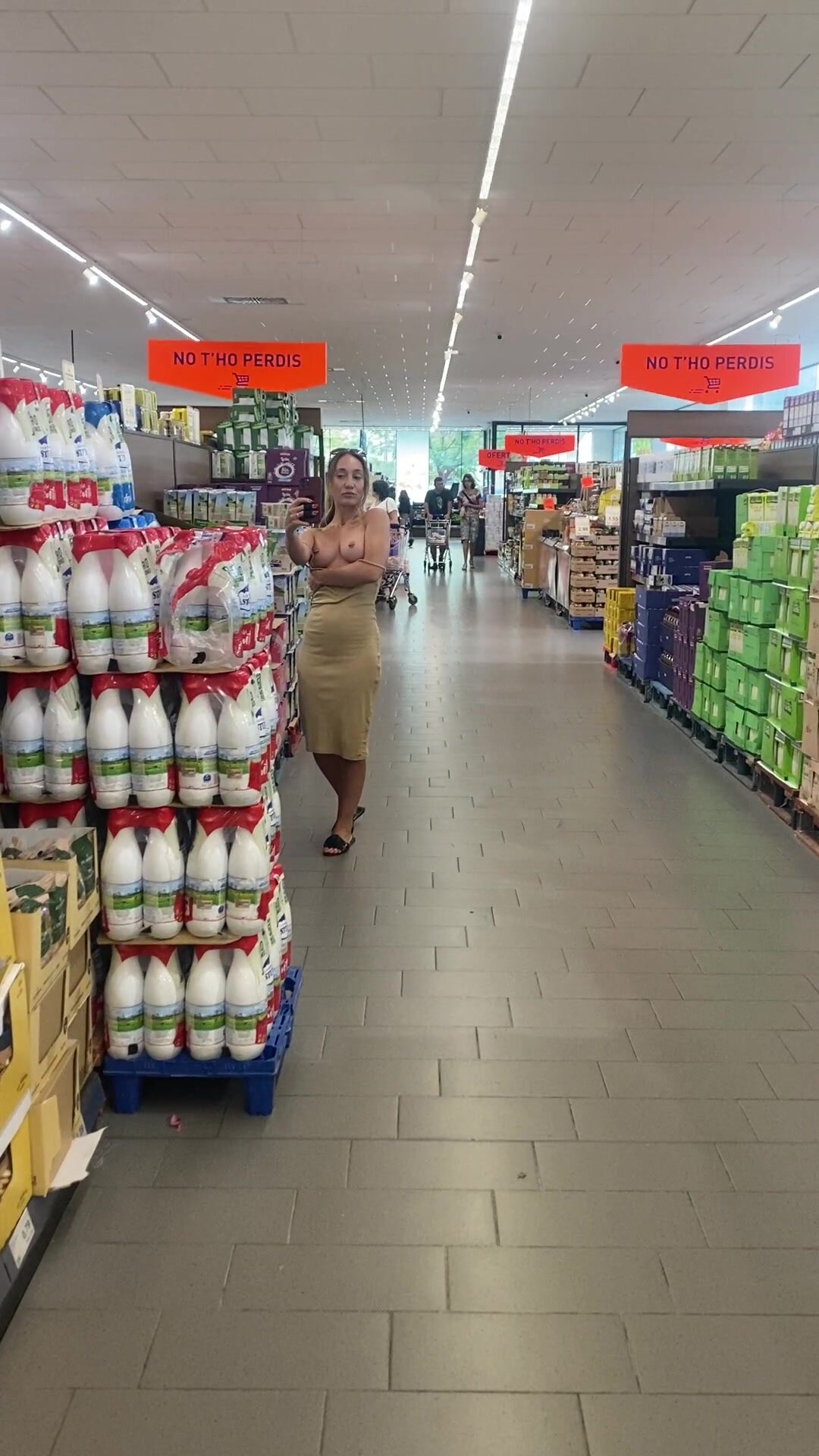 I've always wondered if store cameras catch my flashings