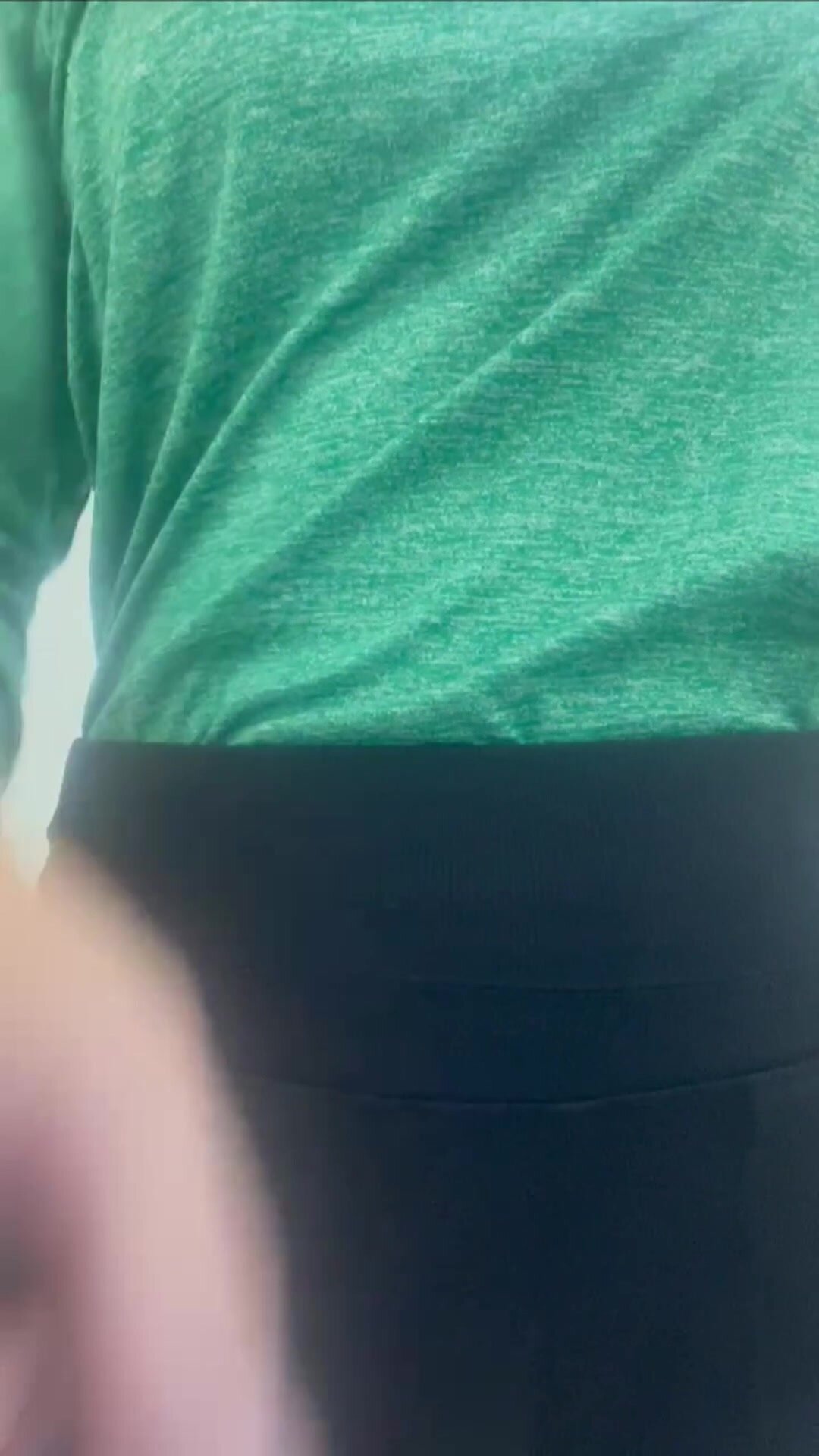 My coworkers were talking right outside the door. They have no idea