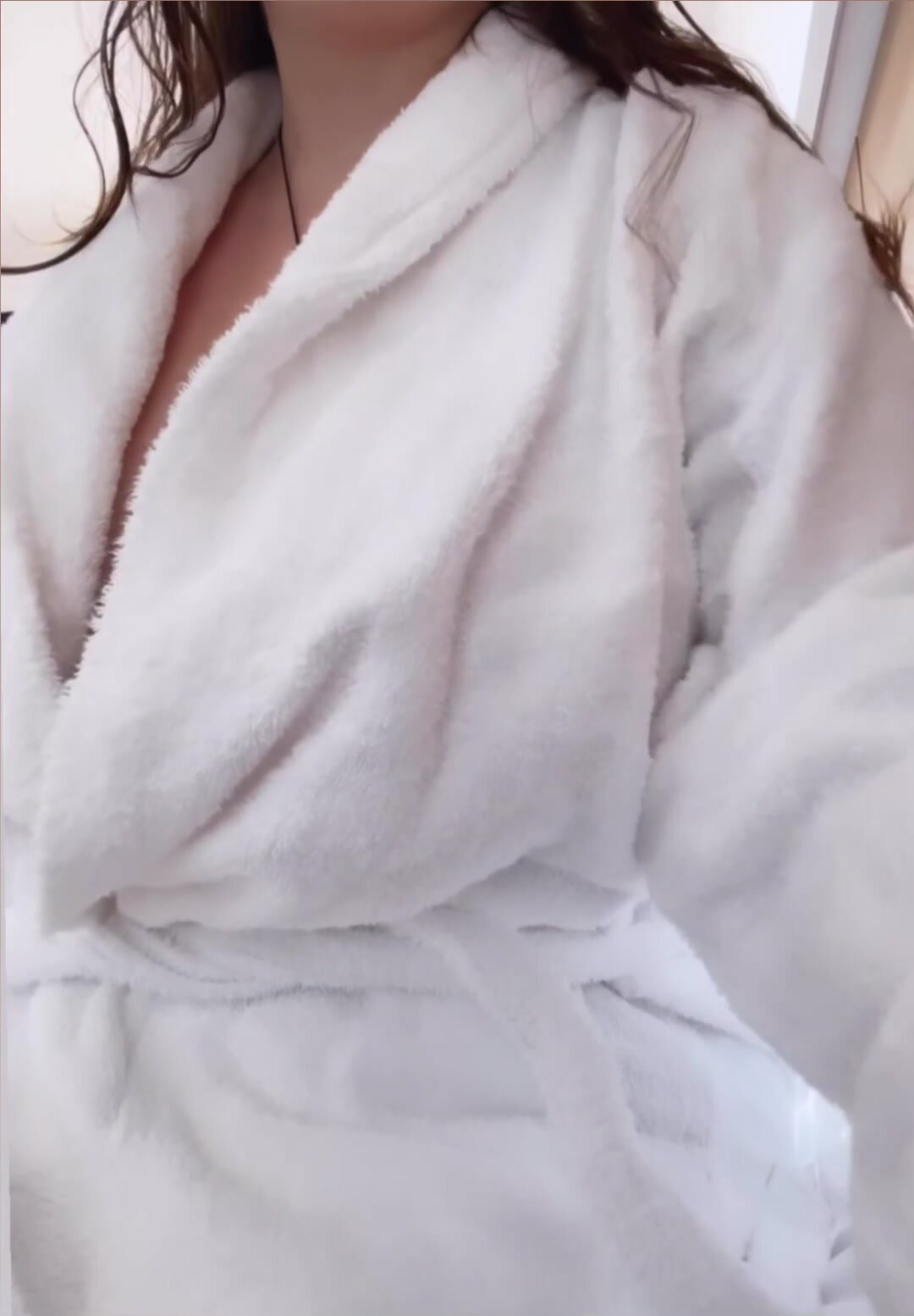 Bathrobe reveal