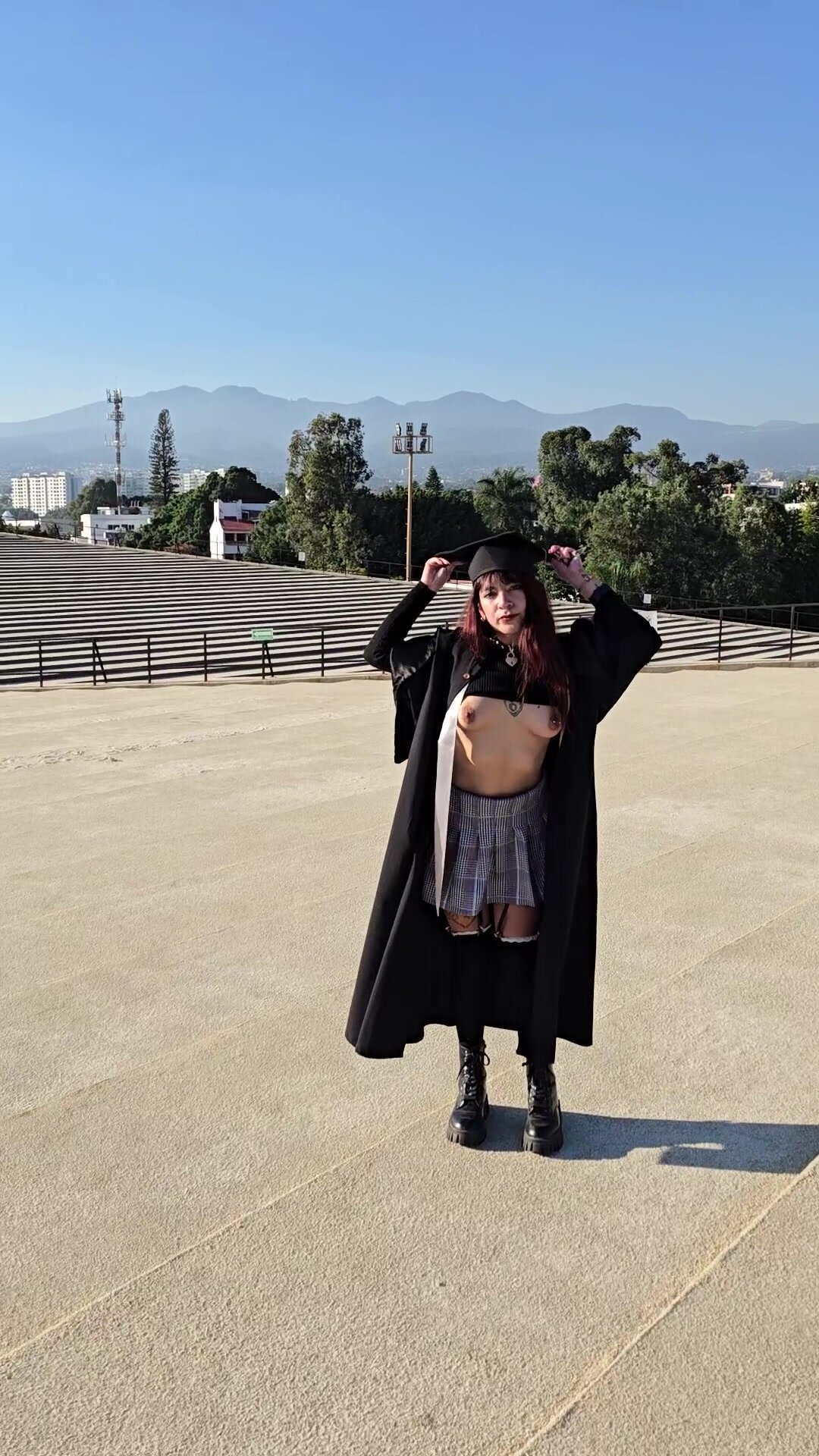 Starting early the graduation party