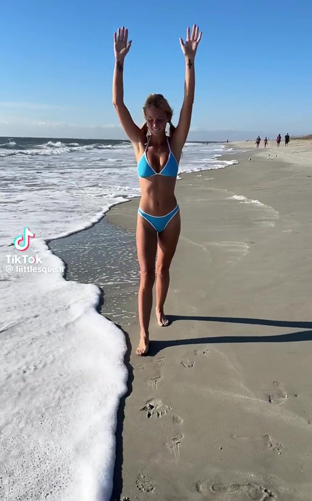 Innocent girl at the beach!