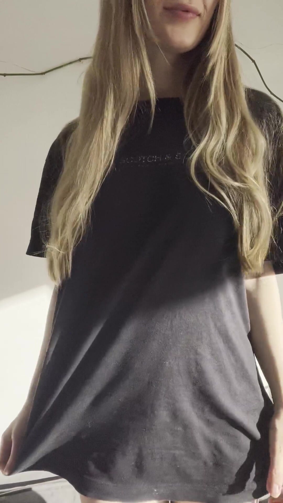 Just opened the door for the delivery guy only wearing this