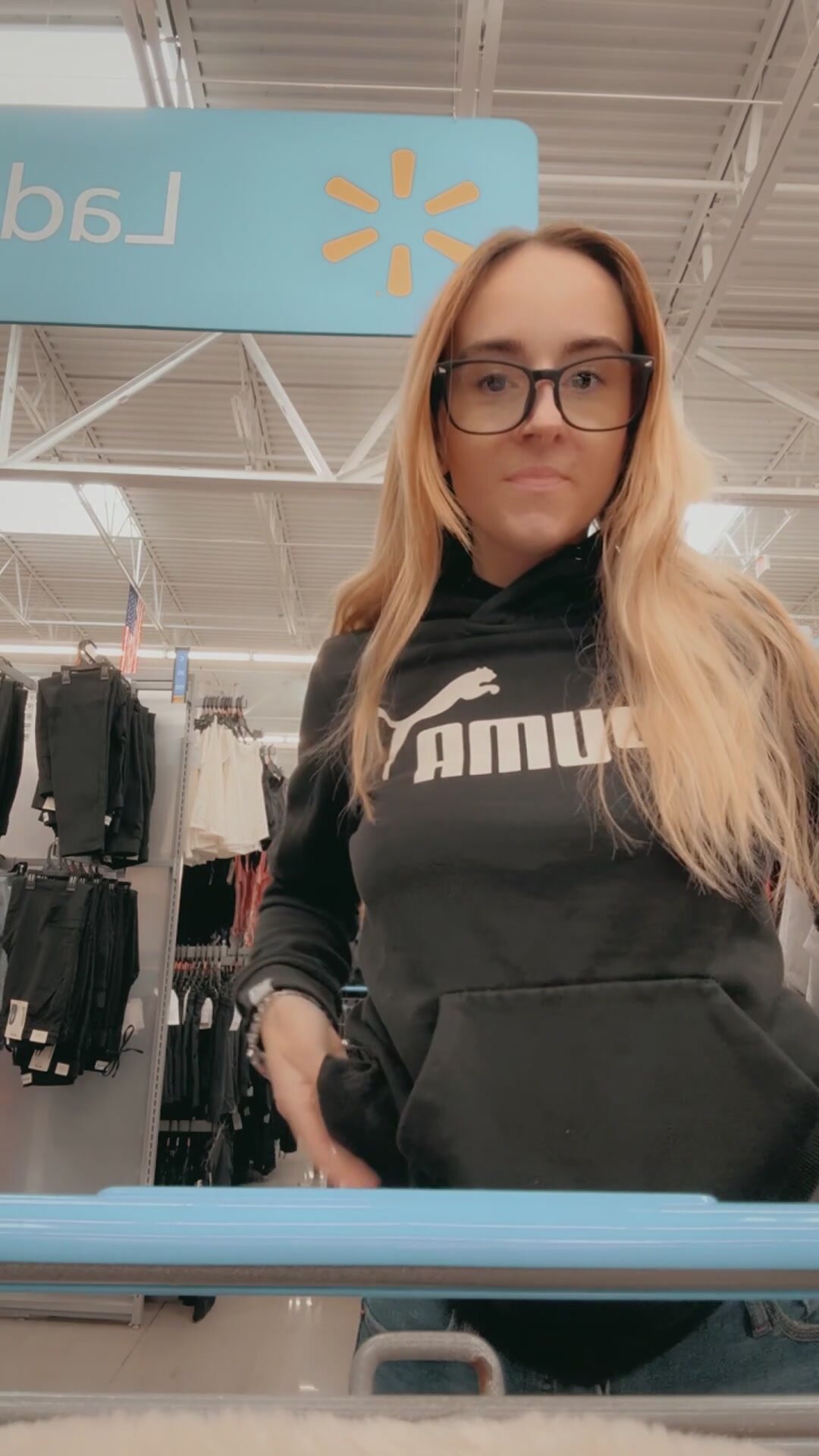 No bra under my hoodie means I have to take them out in public