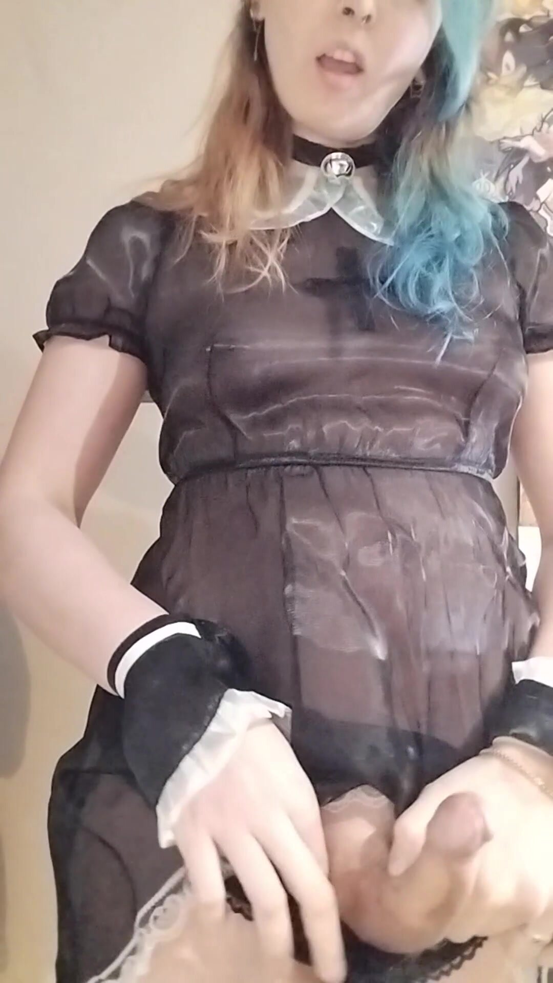 New maid outfit couldn't be less see through lol
