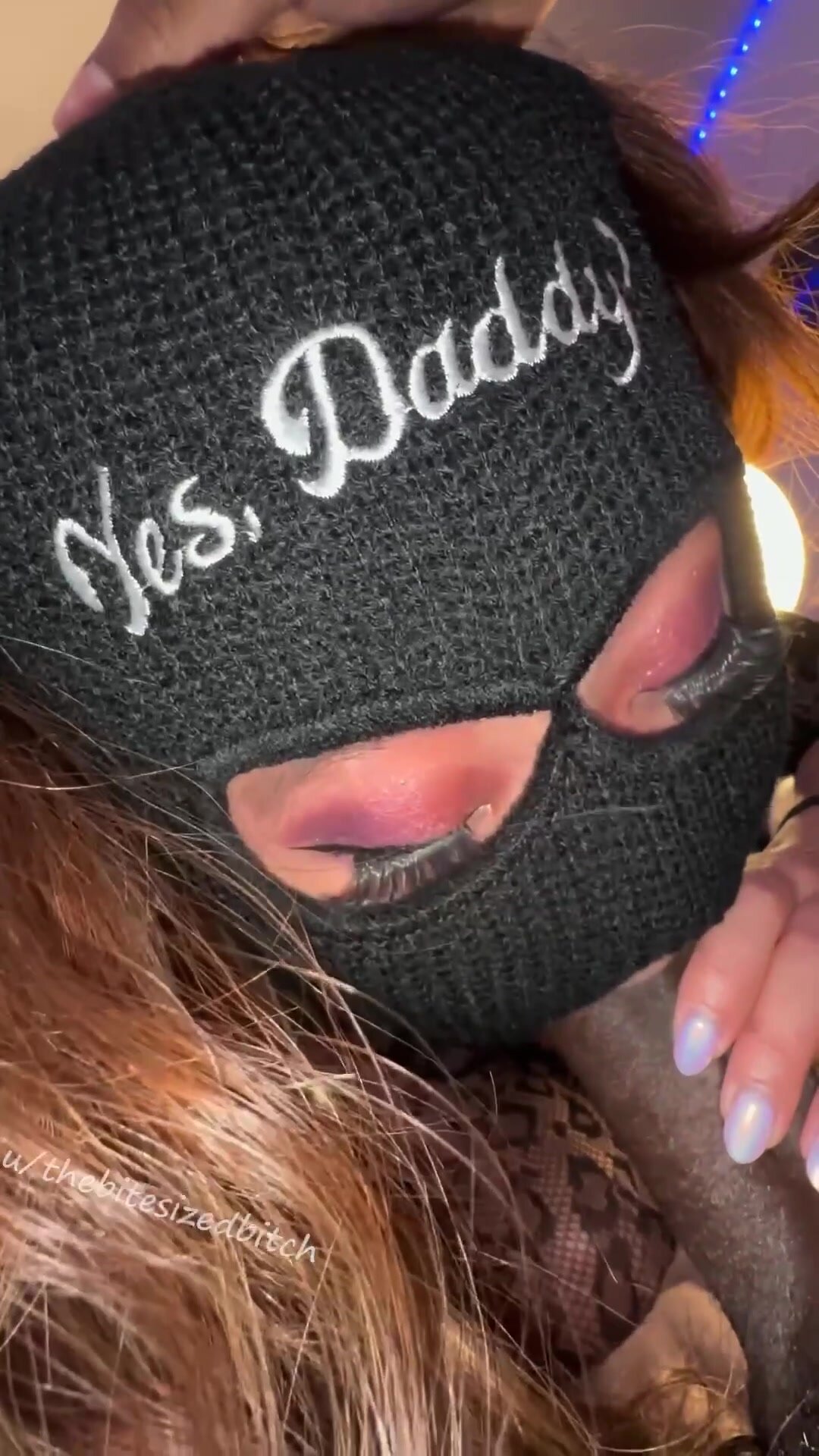 She makes hubby wear a condom because she wants to carry a black baby.