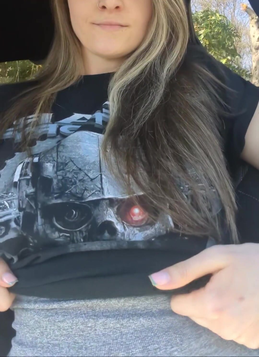 Happy titty Tuesday from my gym car park