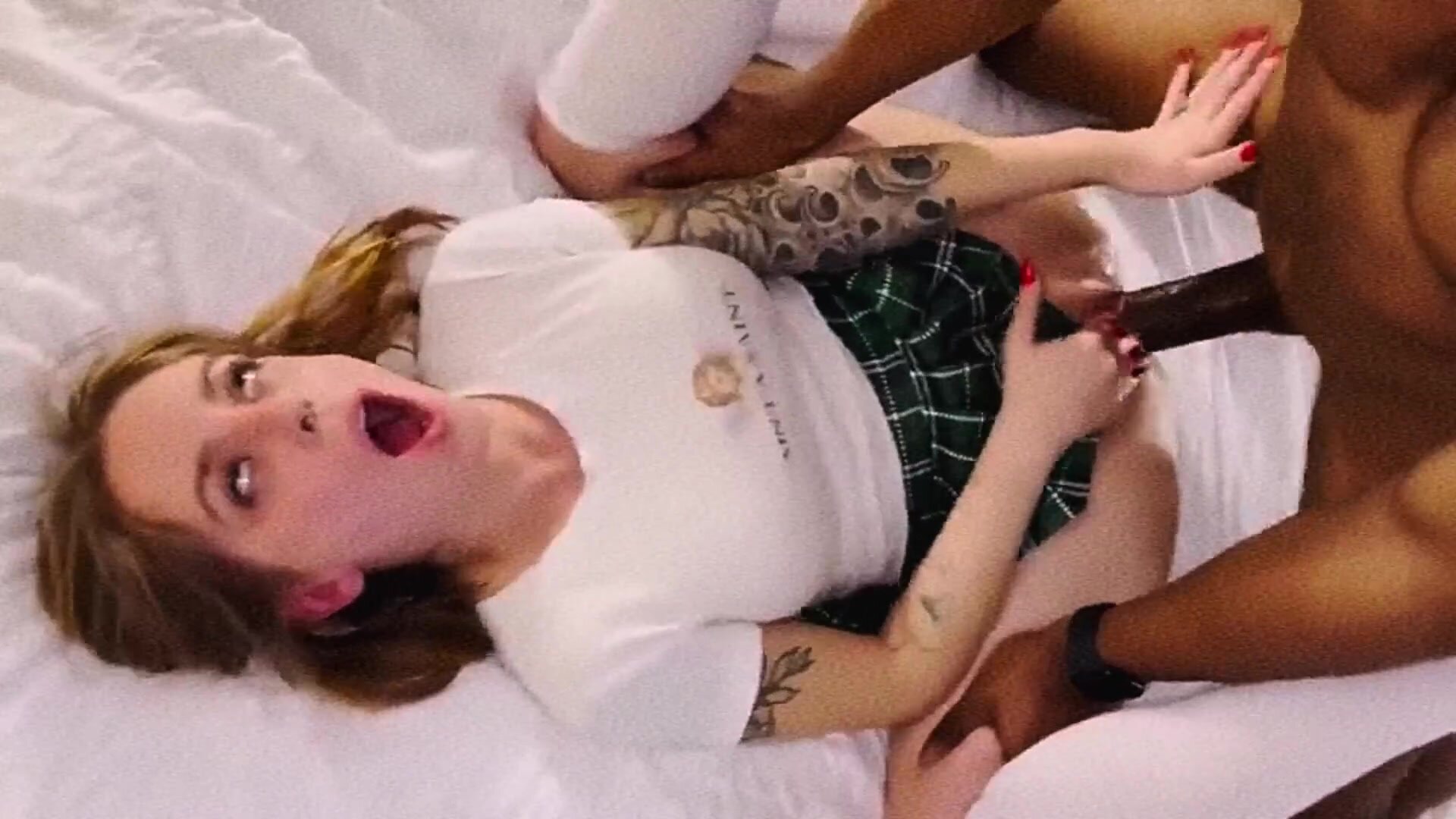 I love to see white girls experience their first BBC baptism