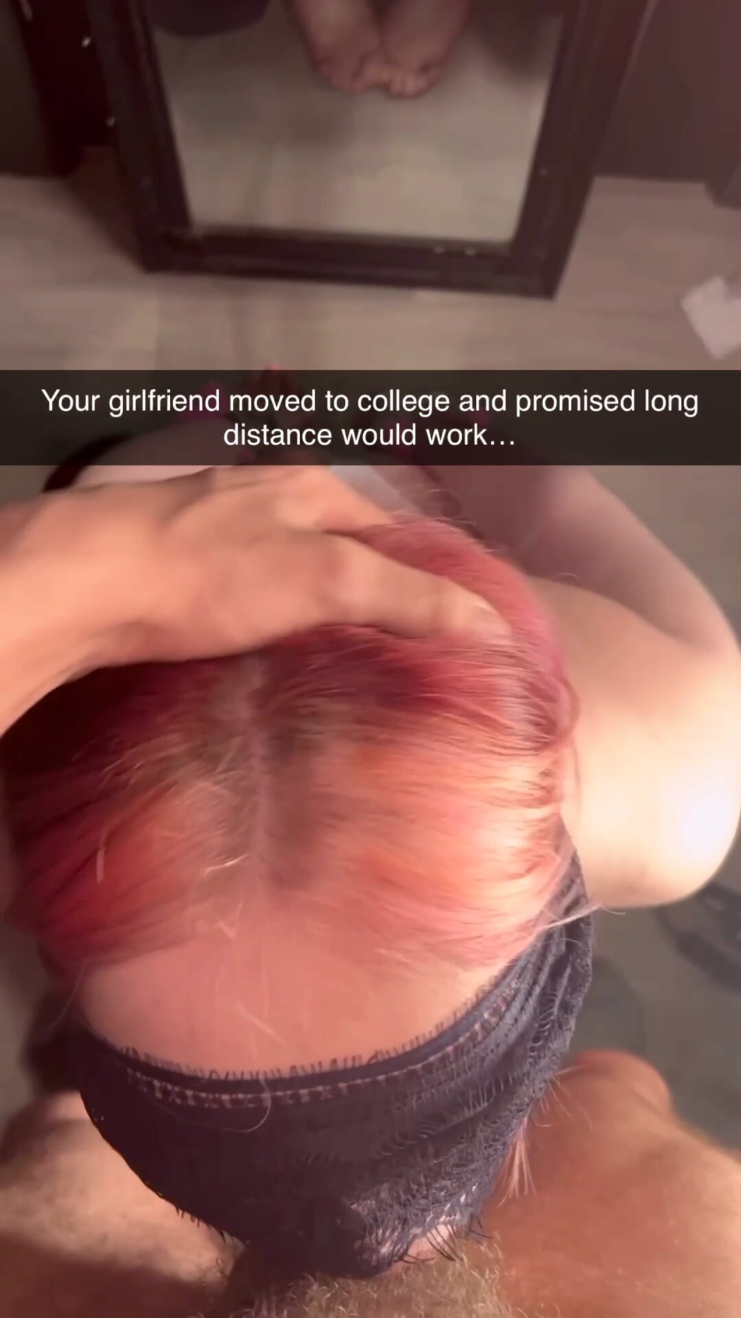 Your girlfriend went to college