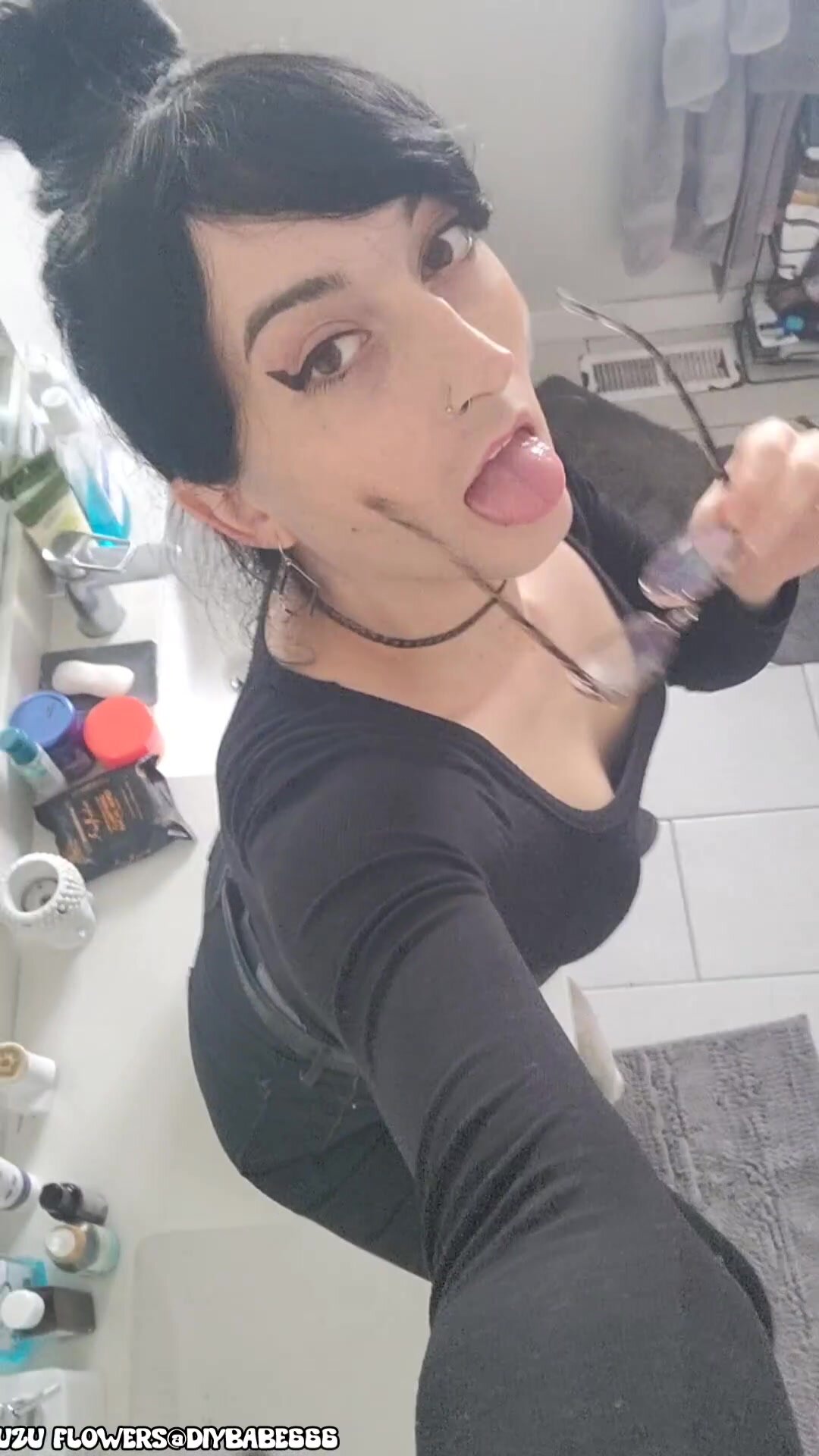 Stripping off my jeans to show off my smooth asshole