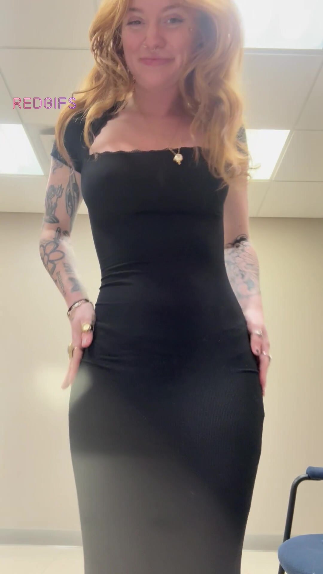 would you have guessed this is what’s under my dress