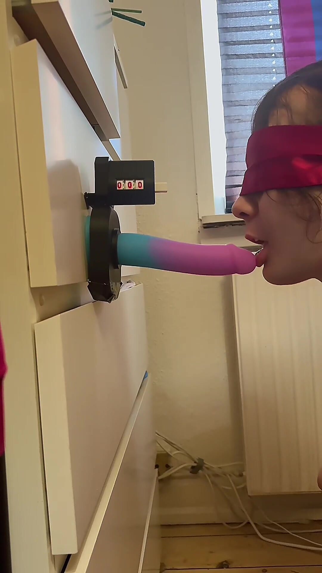 Made a throat trainer for my subby girl