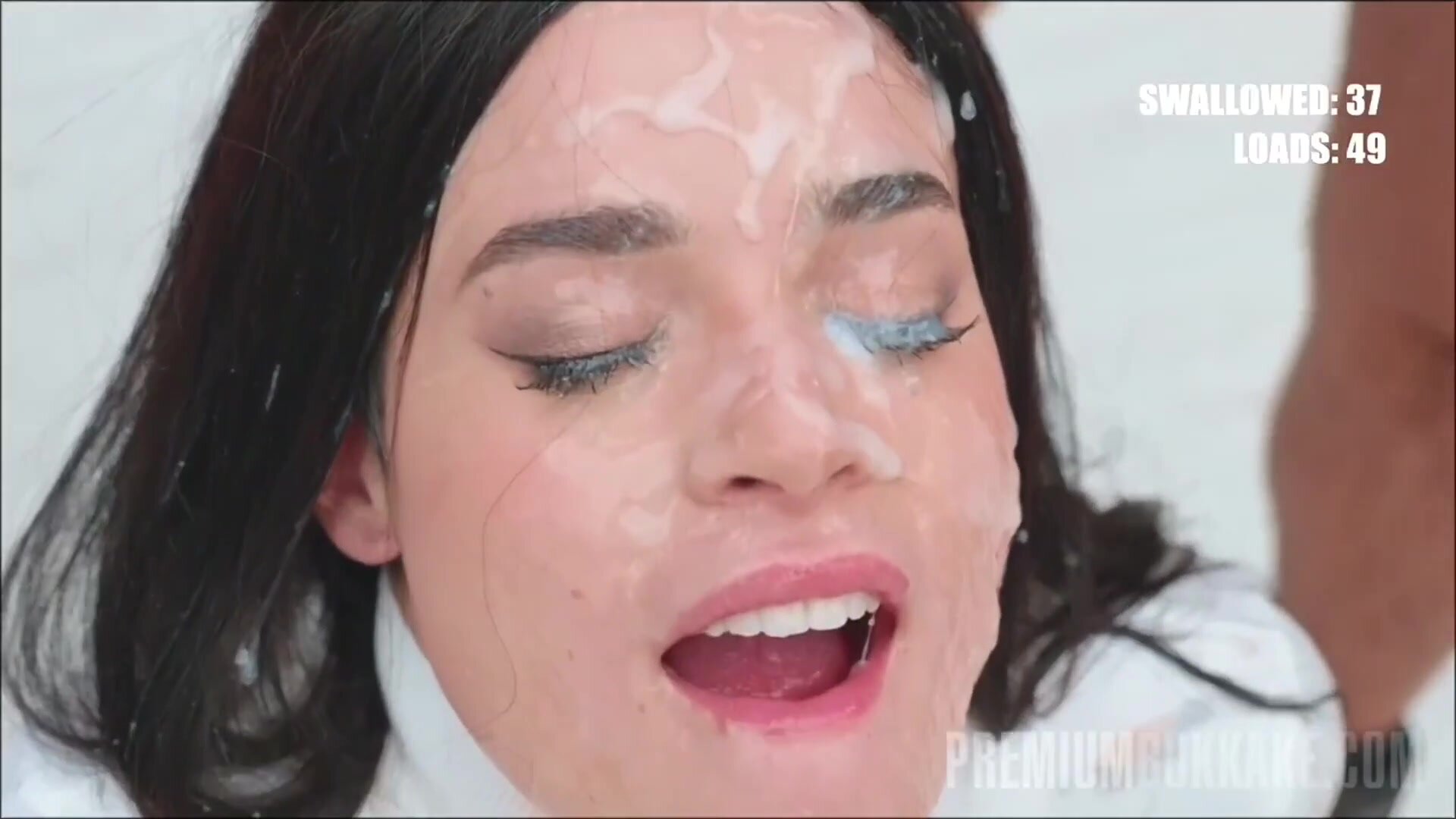 Bukkake for beautiful Saba Lapiedra