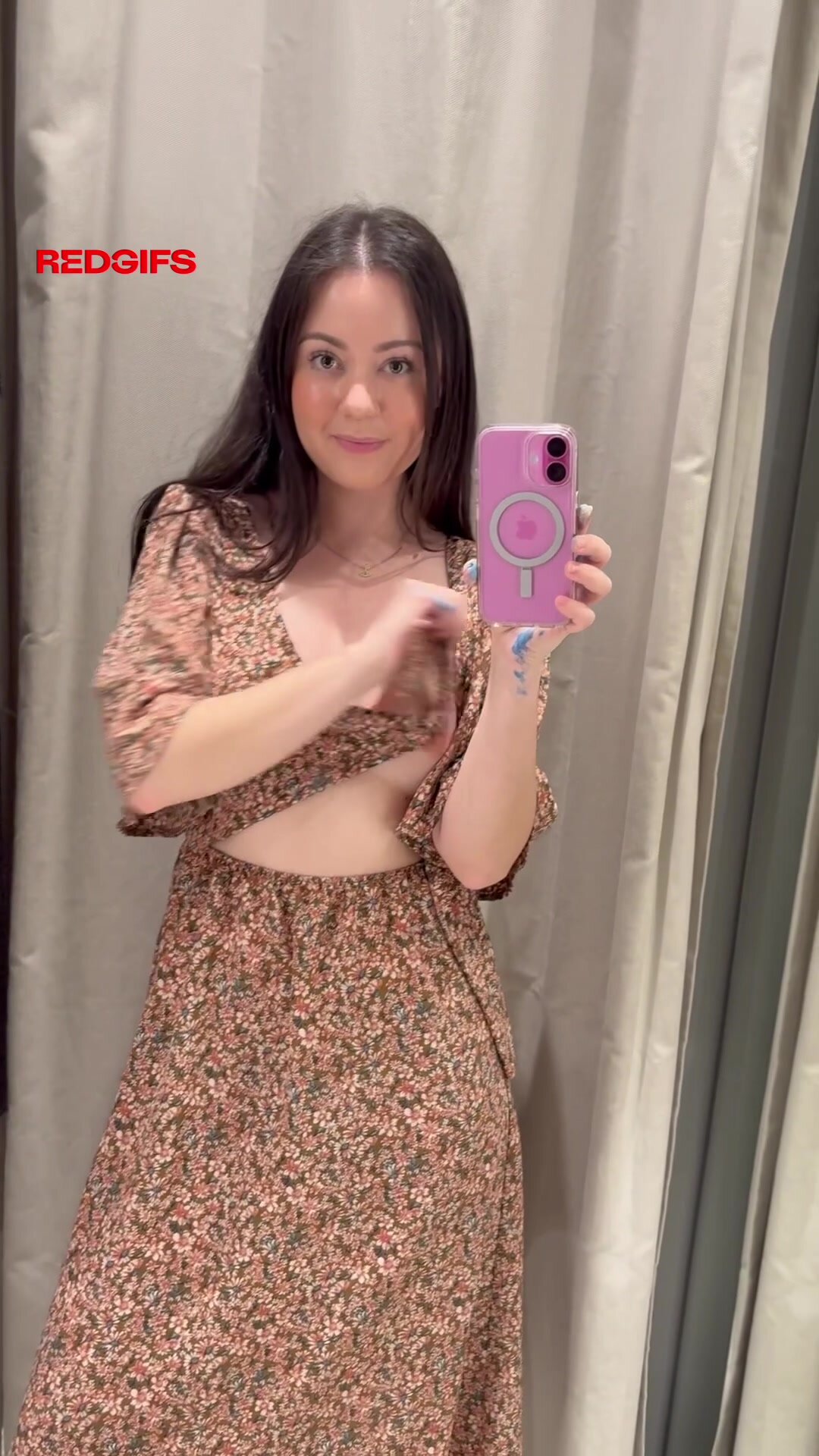 Love the easy access to my boobs in this dress