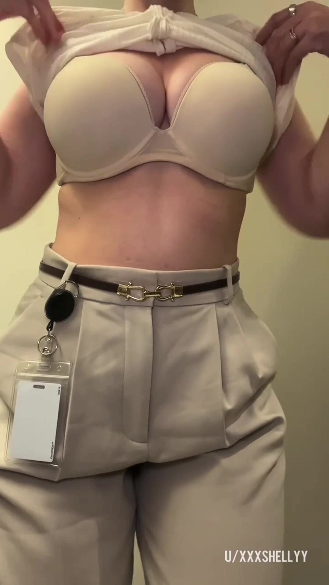 Asked my coworker if he wanted to see my tanlines from this past weekend and he just laughed