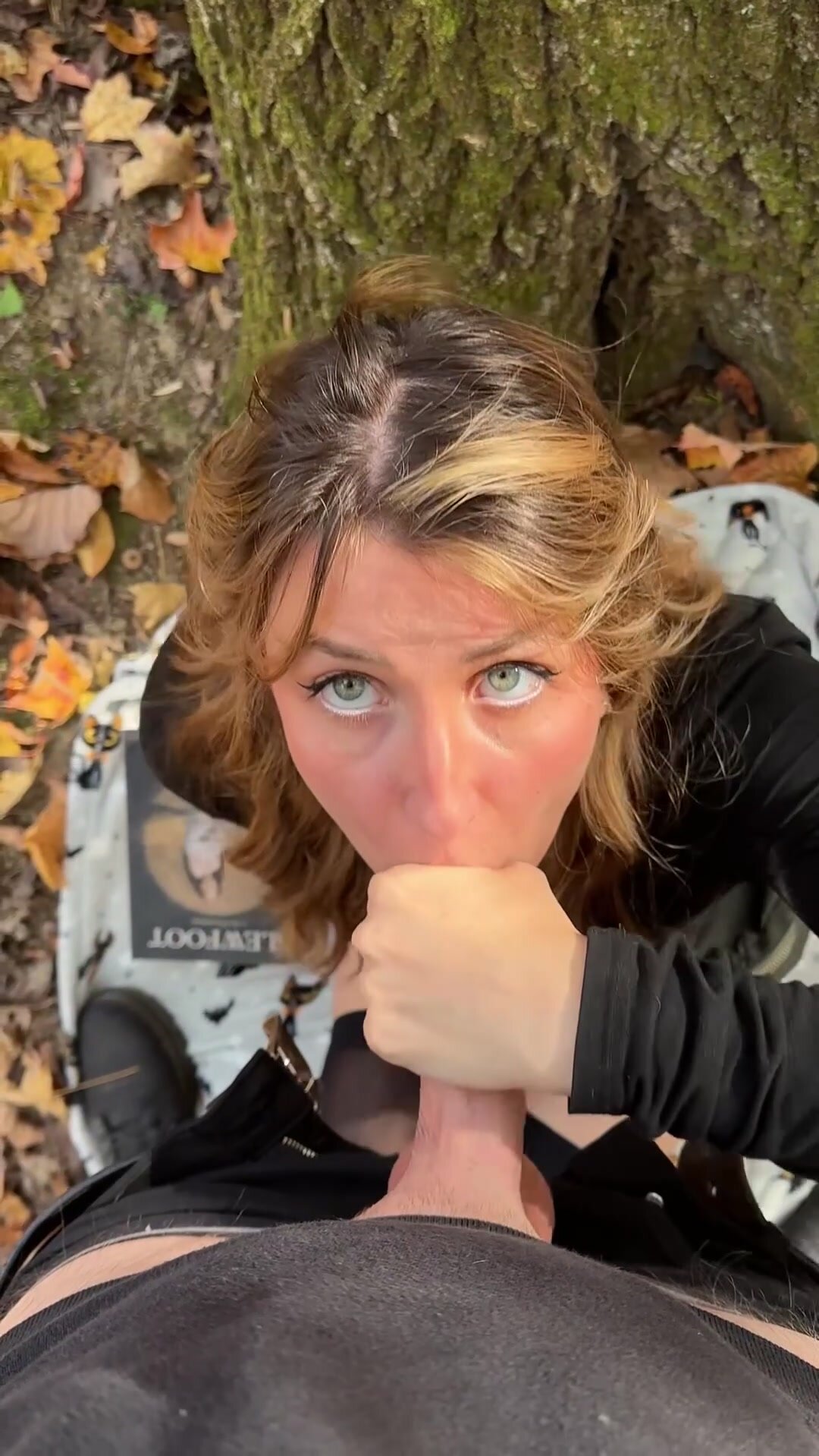 Stuffed down her throat