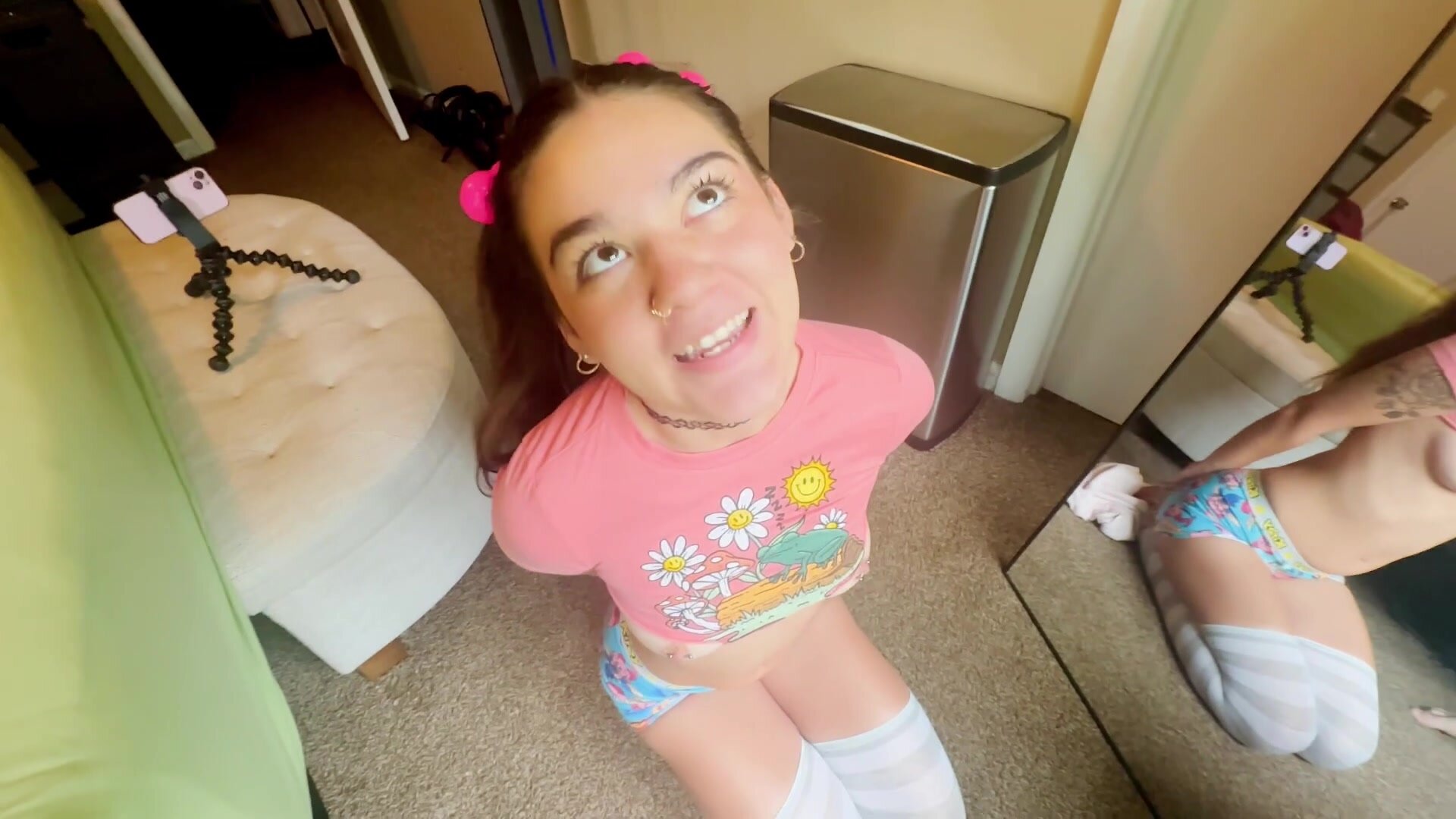 19yo begs & gets her wish