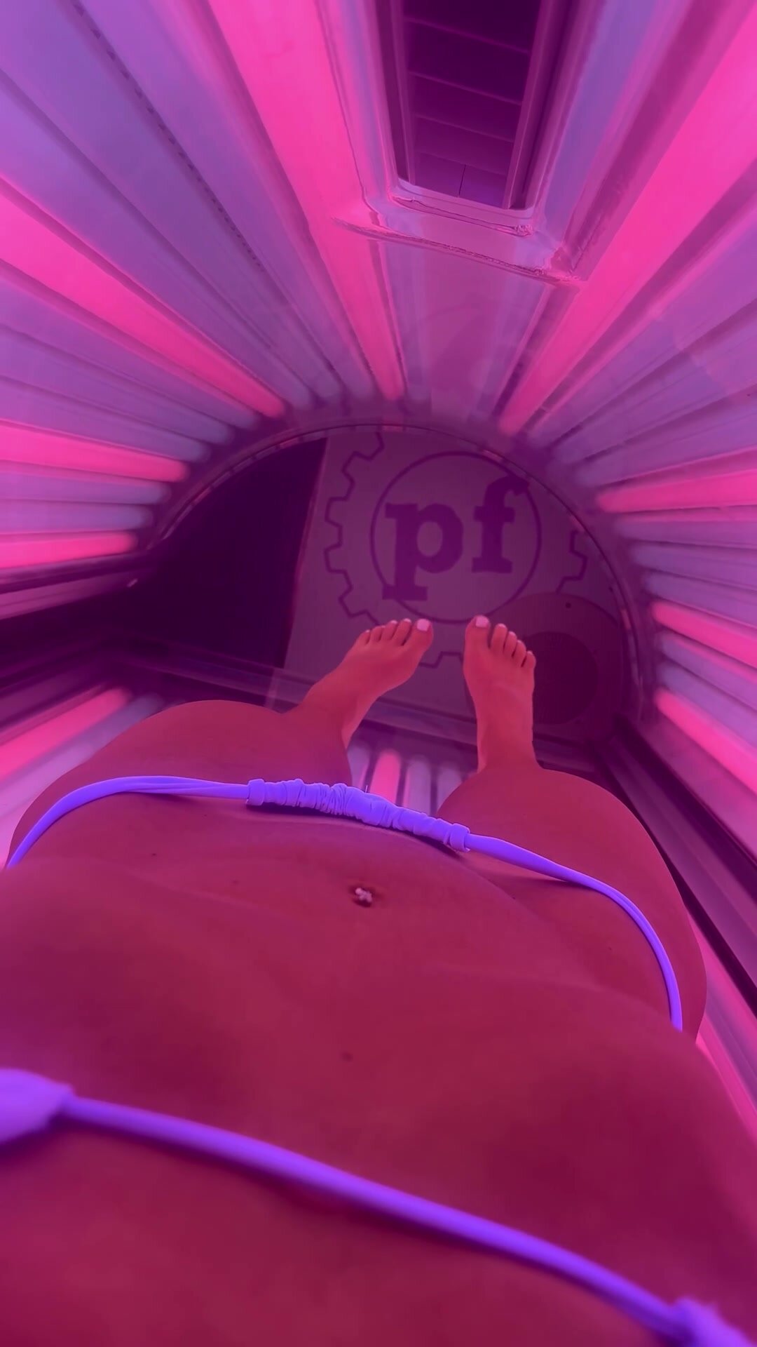 White toes and bikini bridge