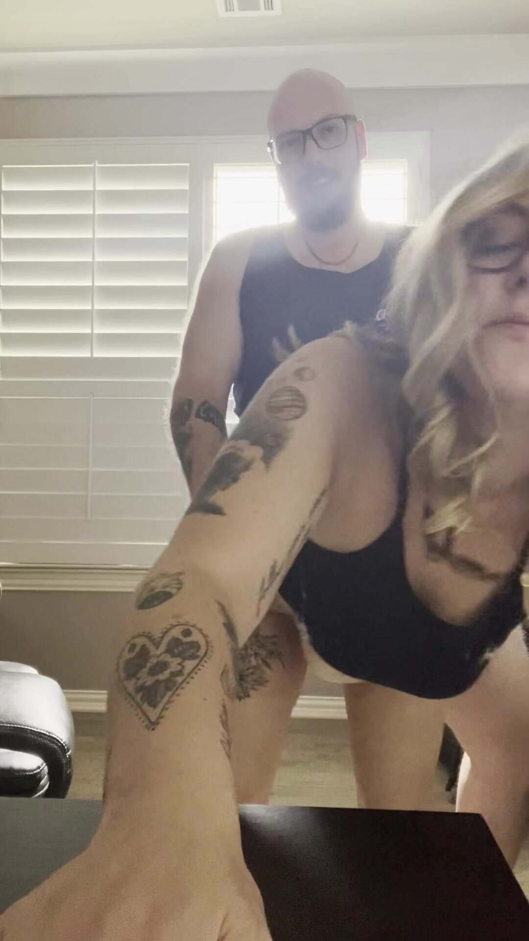 Taken on his desk