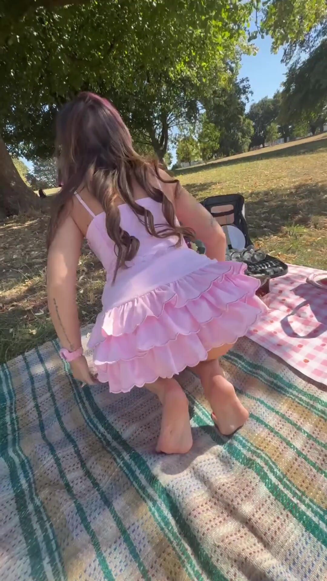 Just being cute on my little picnic date