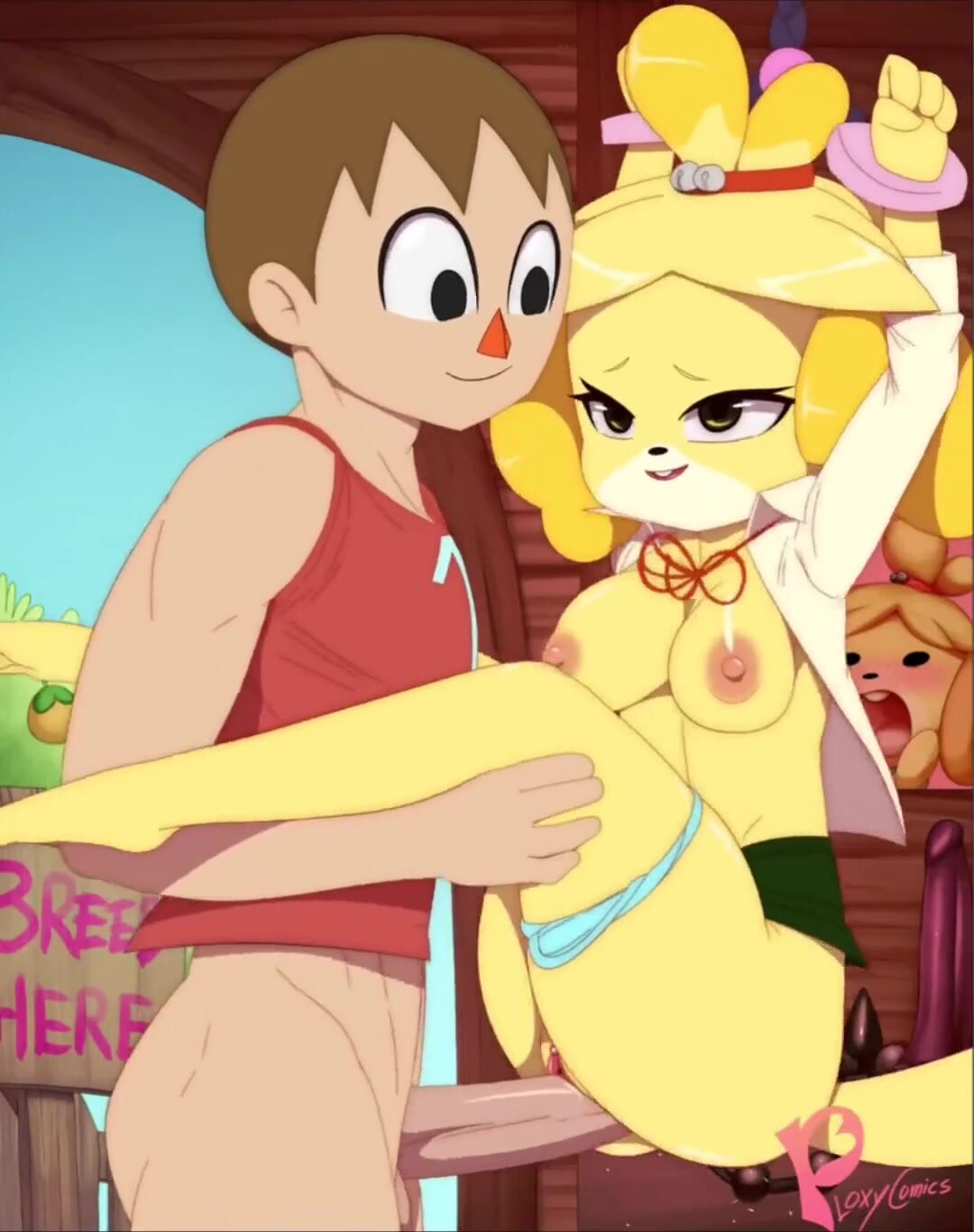 It was so nice of the mayor to set up a breeding station for the village