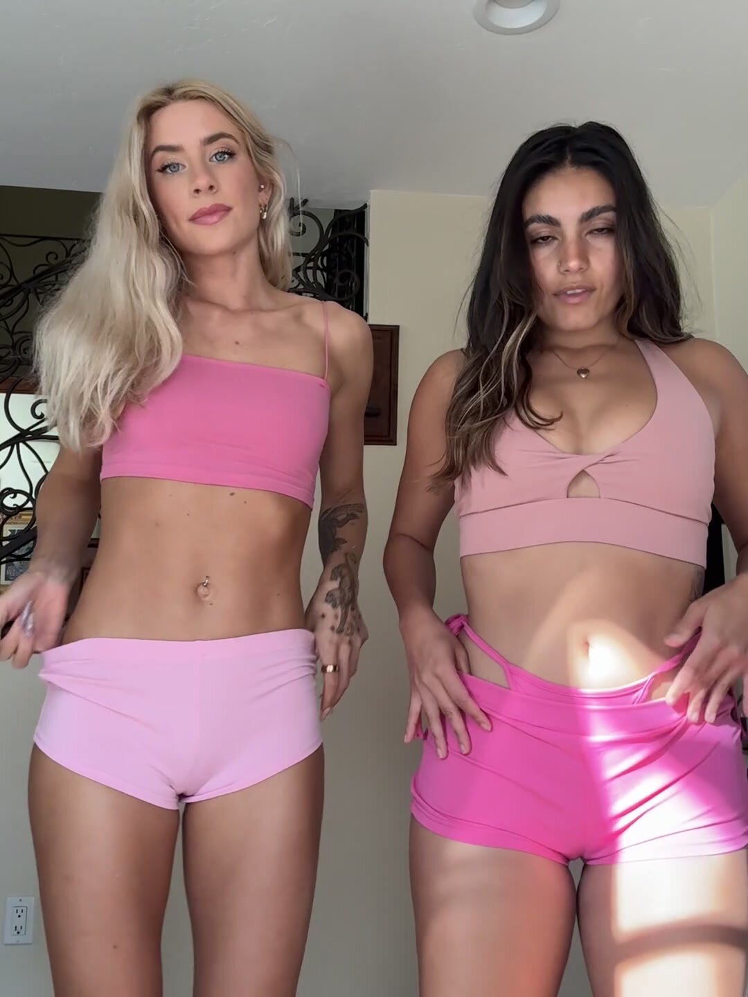 No panties under our yoga pants