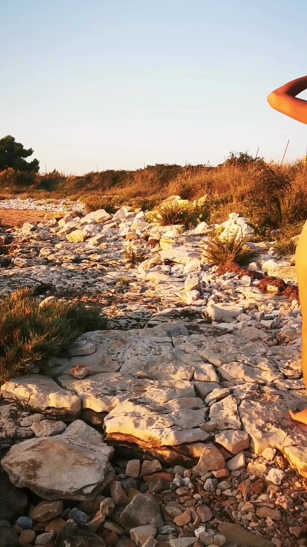 Golden hour at the beach