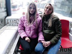 I pick up two lesbians: first for fucking and second for learning