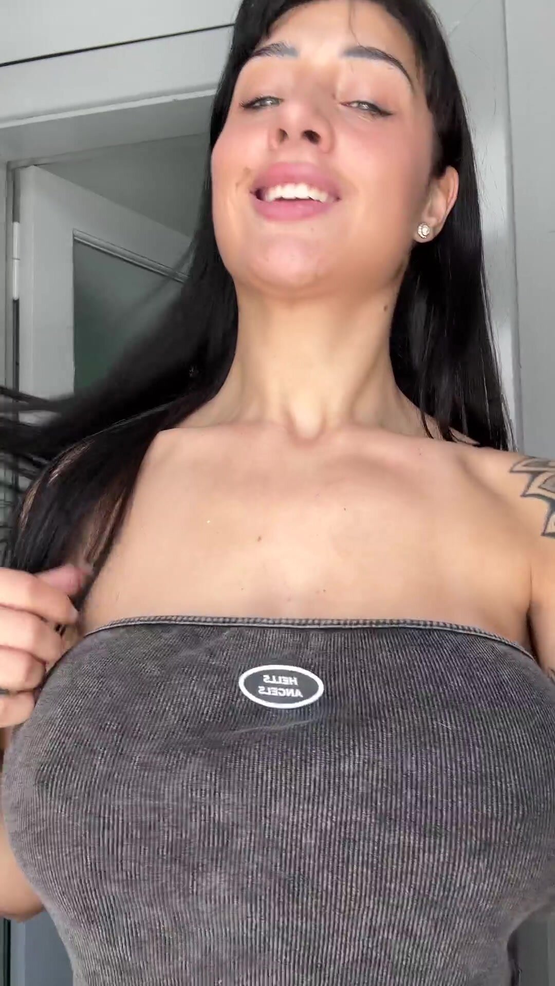 Don’t worry, you can stare at my tits